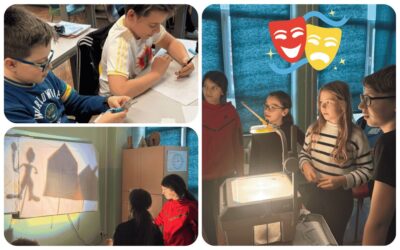 Učenici 5.a razreda pretvorili su učionicu kazalište sjena